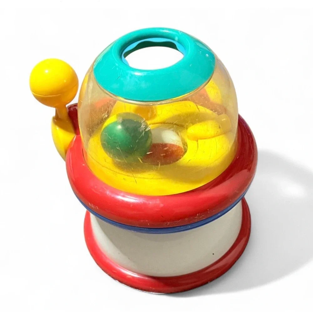 Vintage 1995 TOMY Pull N Pop Dome Toy Activity Center‎ Toddler Preschool Toy